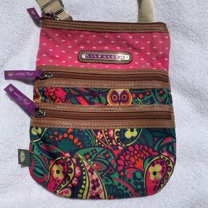 Lily Bloom crossbody satchel bag purse